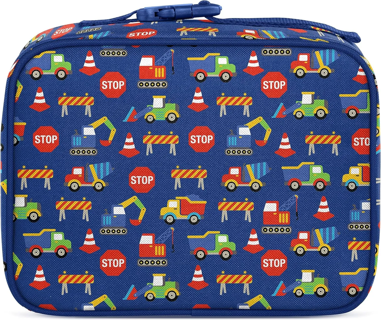 Simple Modern Kids Lunch Box for School | Reusable Insulated Lunch Bag for Toddler, Girl, and Boy | Meal Containers with Exterior & Interior Pockets | Hadley Collection | Under Construction