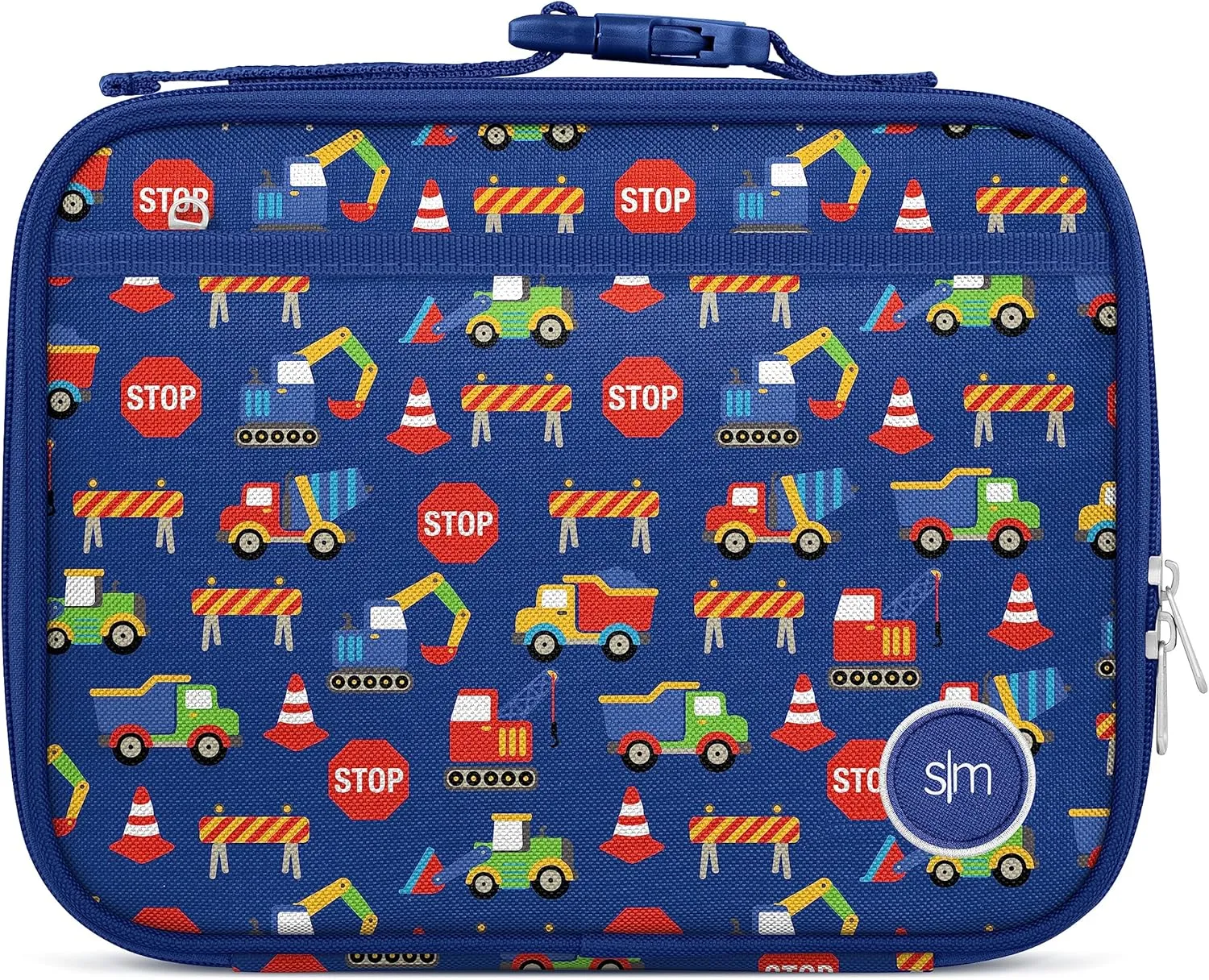 Simple Modern Kids Lunch Box for School | Reusable Insulated Lunch Bag for Toddler, Girl, and Boy | Meal Containers with Exterior & Interior Pockets | Hadley Collection | Under Construction
