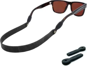 SLINGERZ Premium Cork Leather Wide Sunglass Strap Glasses Straps & Eyeglass Chains | Fits All Eyewear