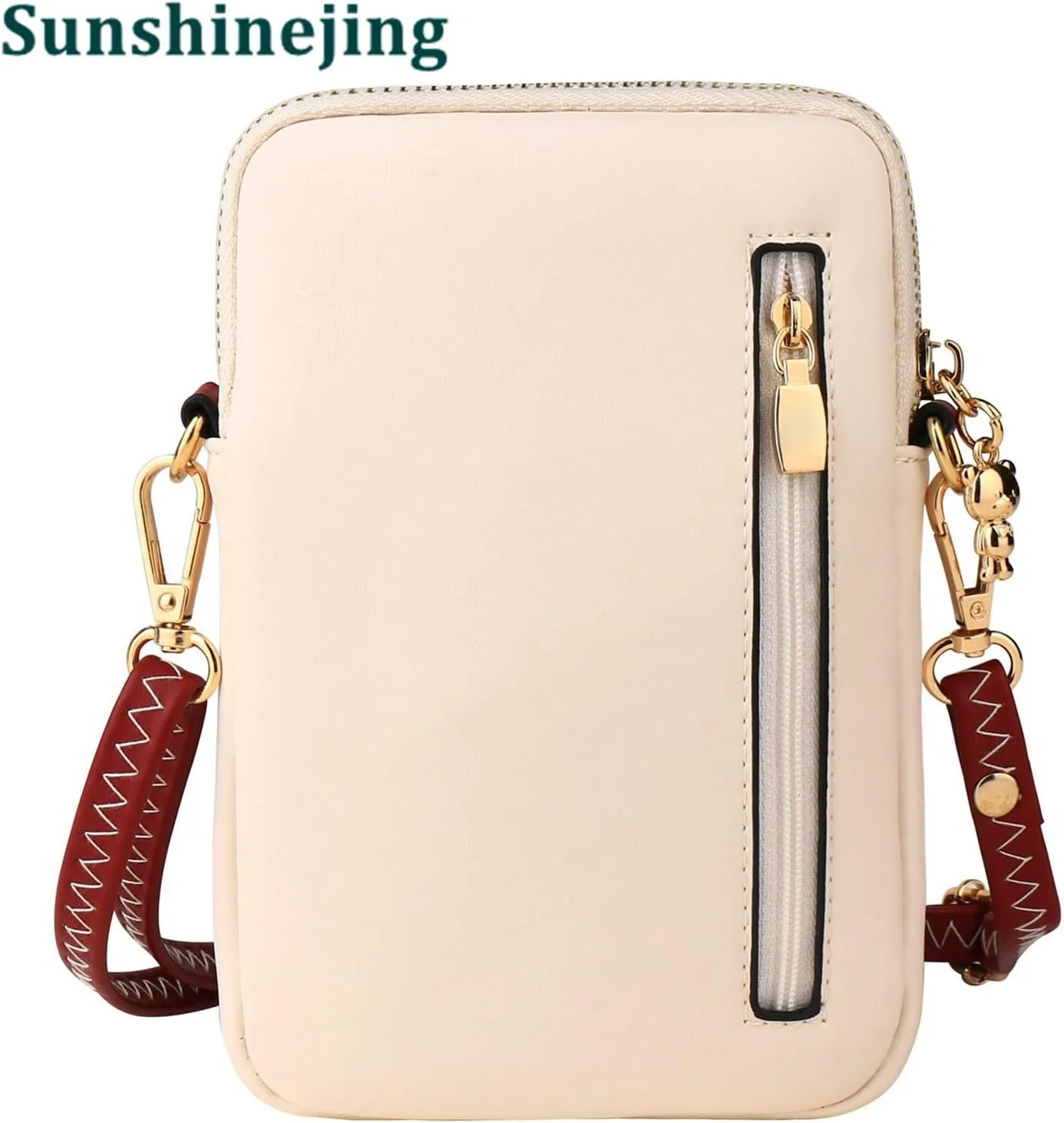 Small Crossbody Bag for Women Leather Lightweight Cute Cat Cell Phone Purse with Crossbody Strap