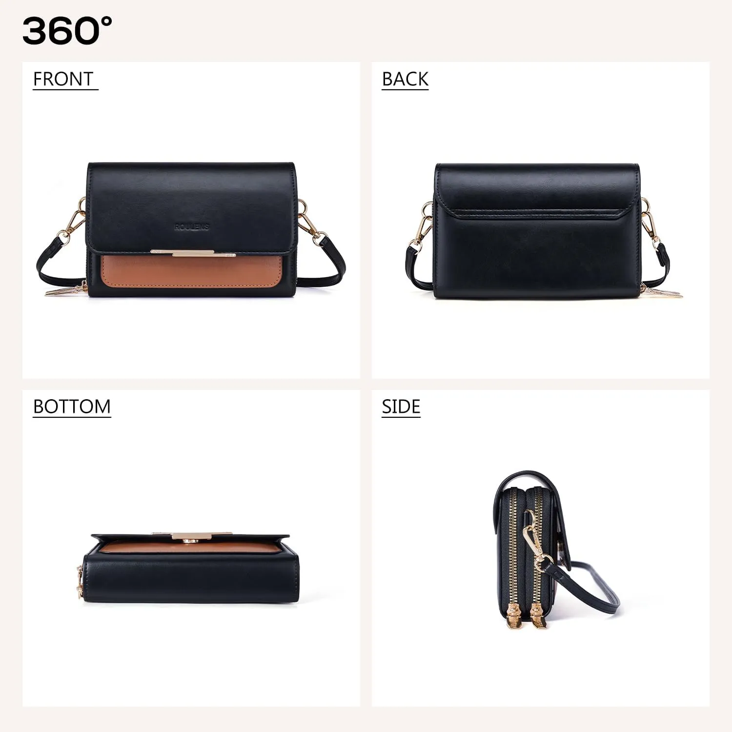 Small Crossbody Bag for Women,Cell Phone Purse Women's Shoulder Handbags Wallet Purse with Credit Card Slots