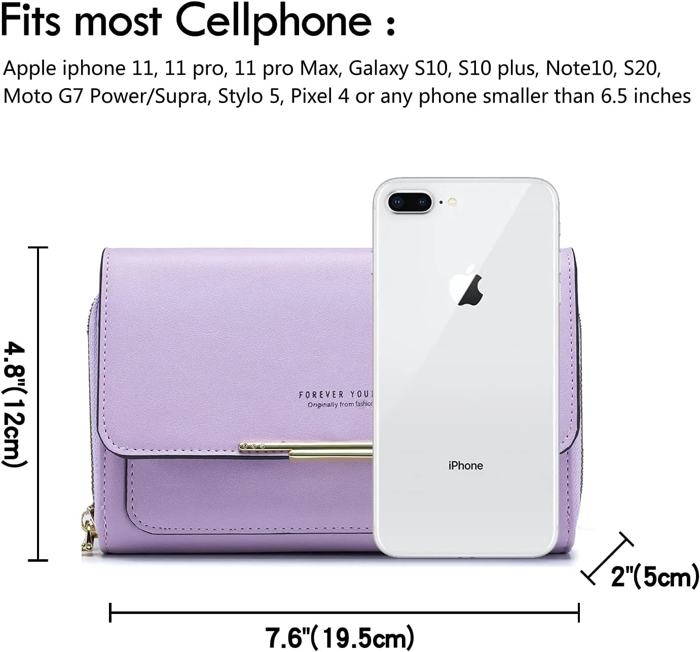 Small Crossbody Bag for Women,Cell Phone Purse Women's Shoulder Handbags Wallet Purse with Credit Card Slots