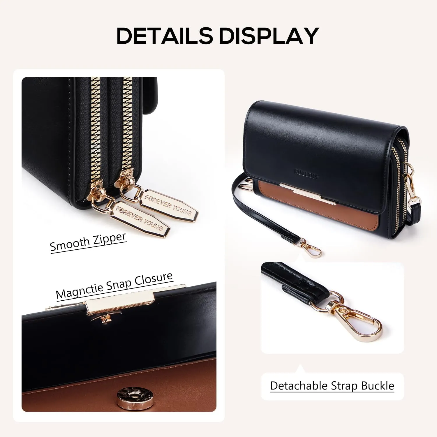 Small Crossbody Bag for Women,Cell Phone Purse Women's Shoulder Handbags Wallet Purse with Credit Card Slots