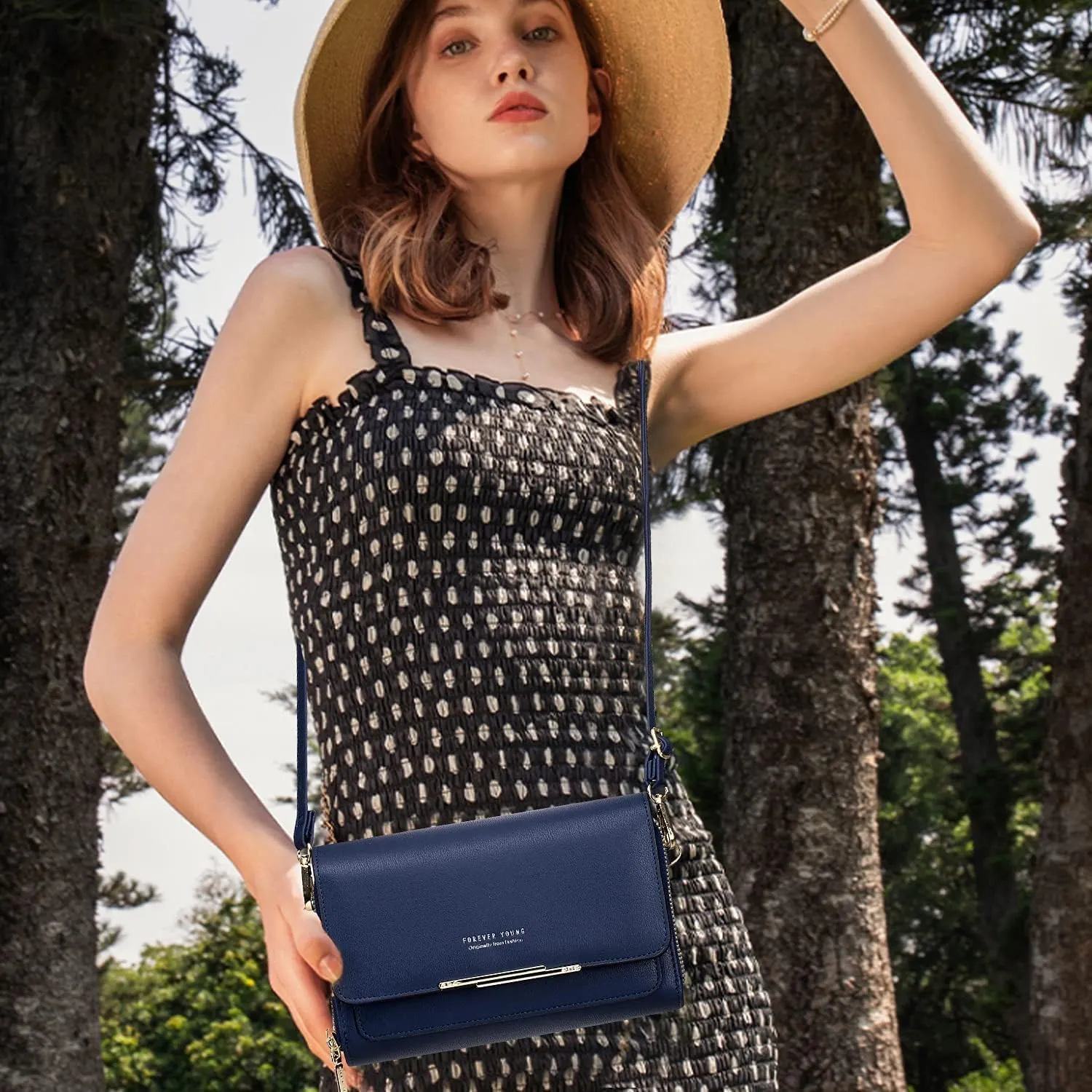 Small Crossbody Bag for Women,Cell Phone Purse Women's Shoulder Handbags Wallet Purse with Credit Card Slots
