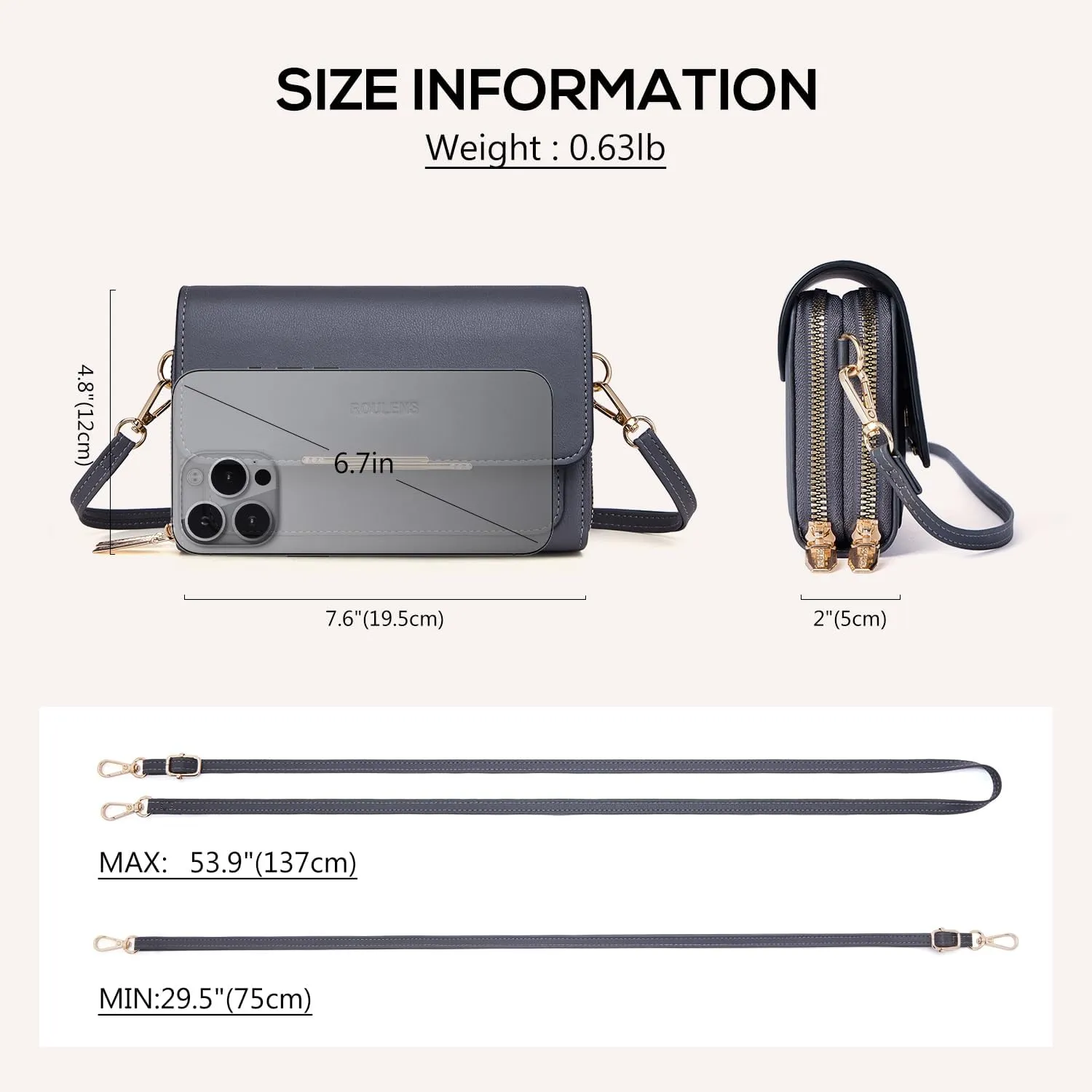 Small Crossbody Bag for Women,Cell Phone Purse Women's Shoulder Handbags Wallet Purse with Credit Card Slots
