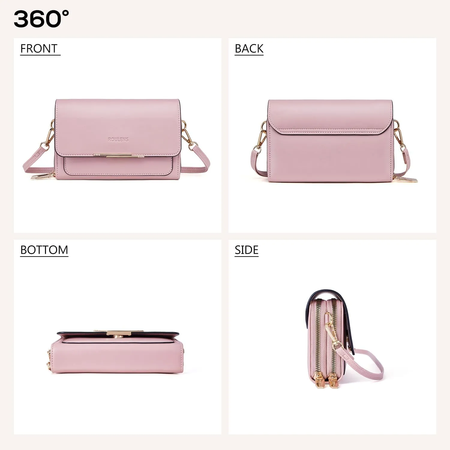 Small Crossbody Bag for Women,Cell Phone Purse Women's Shoulder Handbags Wallet Purse with Credit Card Slots