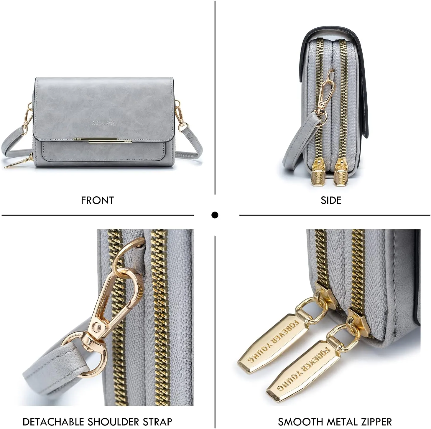 Small Crossbody Bag for Women,Cell Phone Purse Women's Shoulder Handbags Wallet Purse with Credit Card Slots