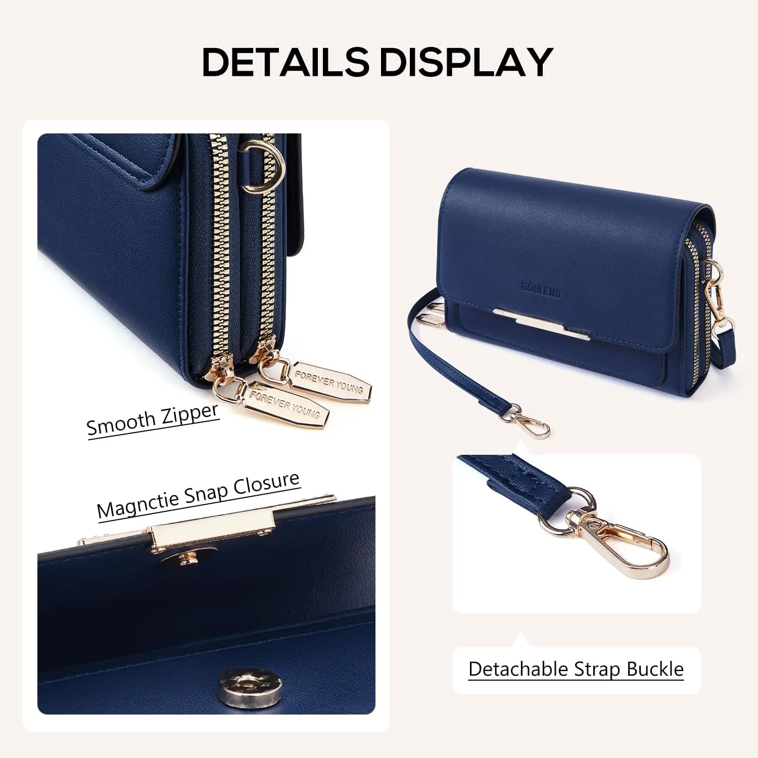Small Crossbody Bag for Women,Cell Phone Purse Women's Shoulder Handbags Wallet Purse with Credit Card Slots