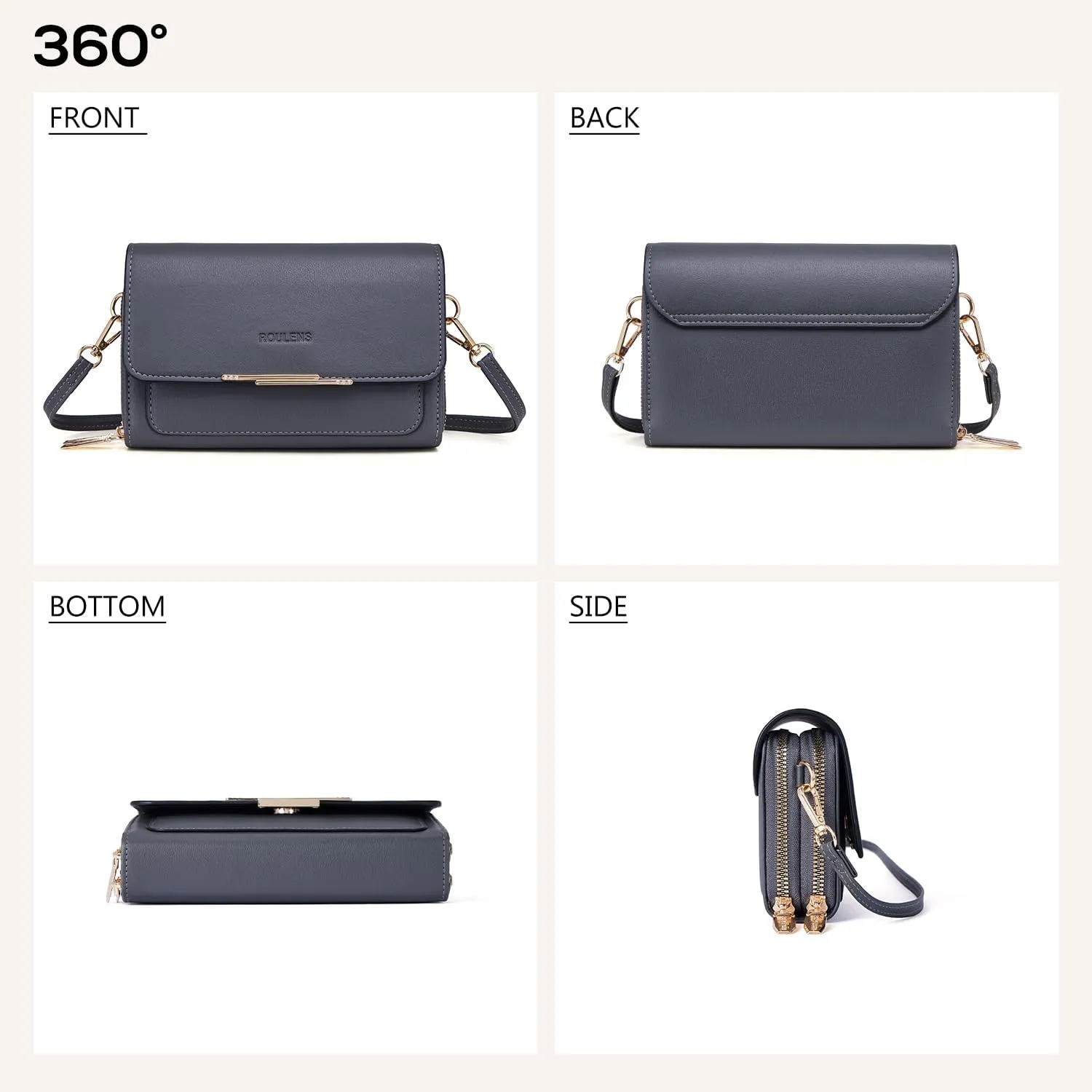 Small Crossbody Bag for Women,Cell Phone Purse Women's Shoulder Handbags Wallet Purse with Credit Card Slots