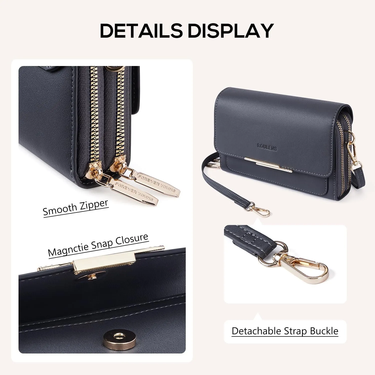 Small Crossbody Bag for Women,Cell Phone Purse Women's Shoulder Handbags Wallet Purse with Credit Card Slots