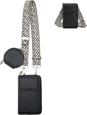 Small Crossbody Bags for Women Trendy Vegan Leather Cell Phone Purse Wallet Bag Handbag with Coin Purse &Card Slots