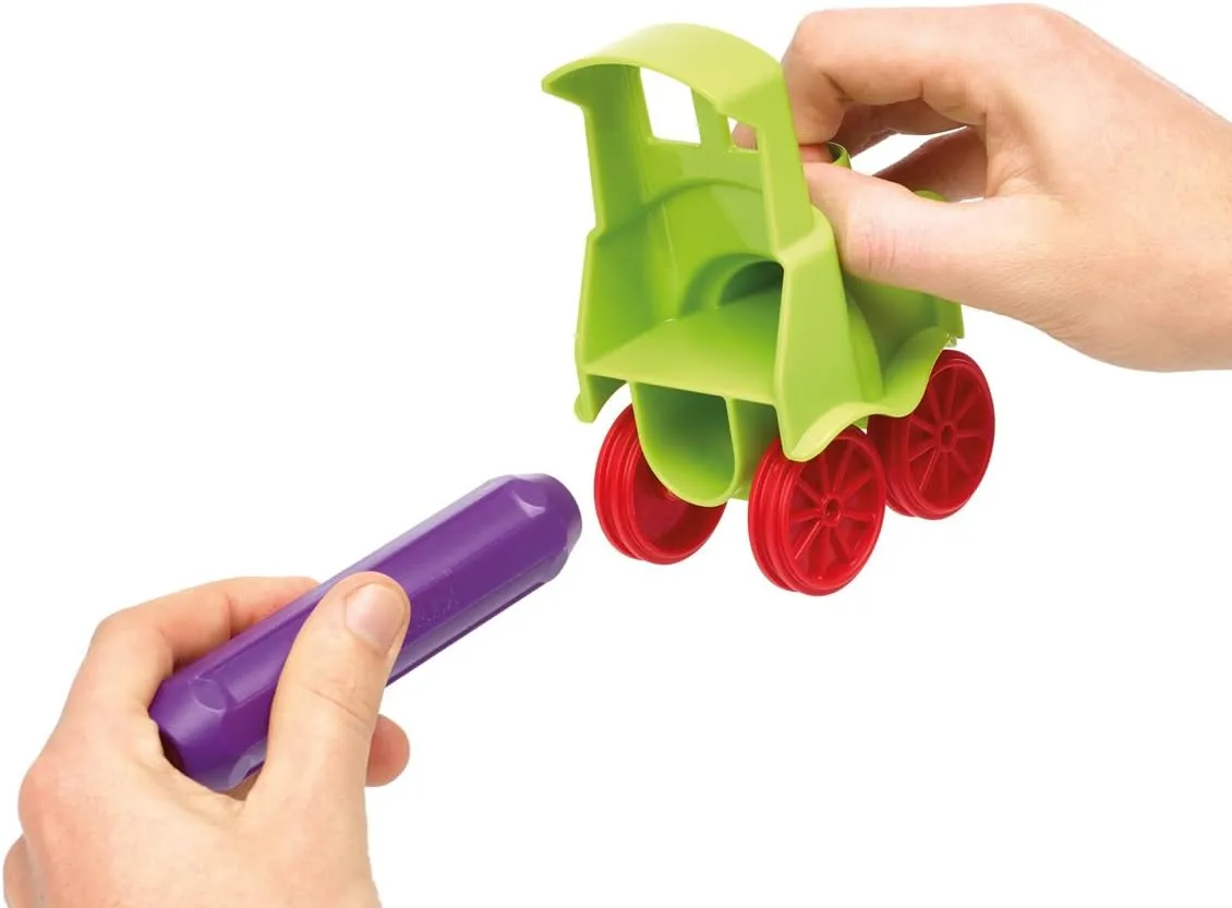 SmartMax My First Animal Train STEM Magnetic Discovery Play Set with Moving Train and Soft Animals for Ages 1-5
