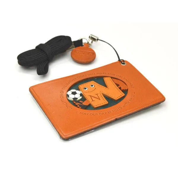 Soccer-N Leather Commuter Pass/Passcard Holders