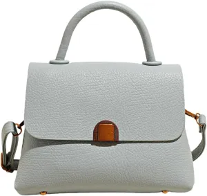 Solid Color Soft PU Leather Small Square Bags Trendy Light Handbag Commuter Travel Cross Body Bag for Women 2025