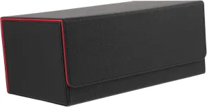Sosoport Game Card Storage Box with Magnetic Closure PU Leather Organizer for Trading Cards Compact Sports Card Holder and Lightweight Design for Easy Transport and Space Saving