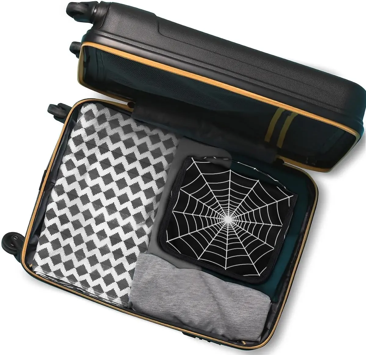 Spider Web Boys Toiletry Bag, Kids Hanging Toiletry Bag, Waterproof Boys Shaving Bag Hanging Makeup Bag Travel Cosmetic Bag for Kids Adult Travel Essential
