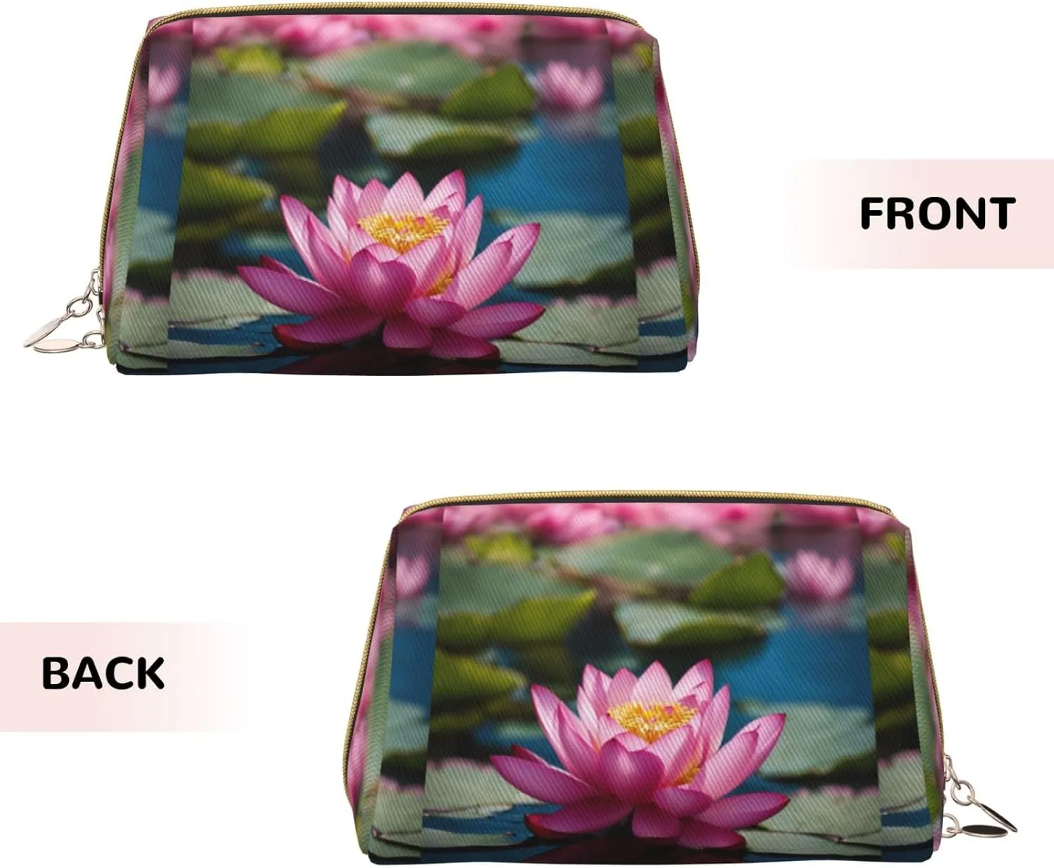 Spirit Of The Lotus Toiletry Pouch, Travel-Friendly Makeup Organizer For Makeup Brushes, Lipsticks
