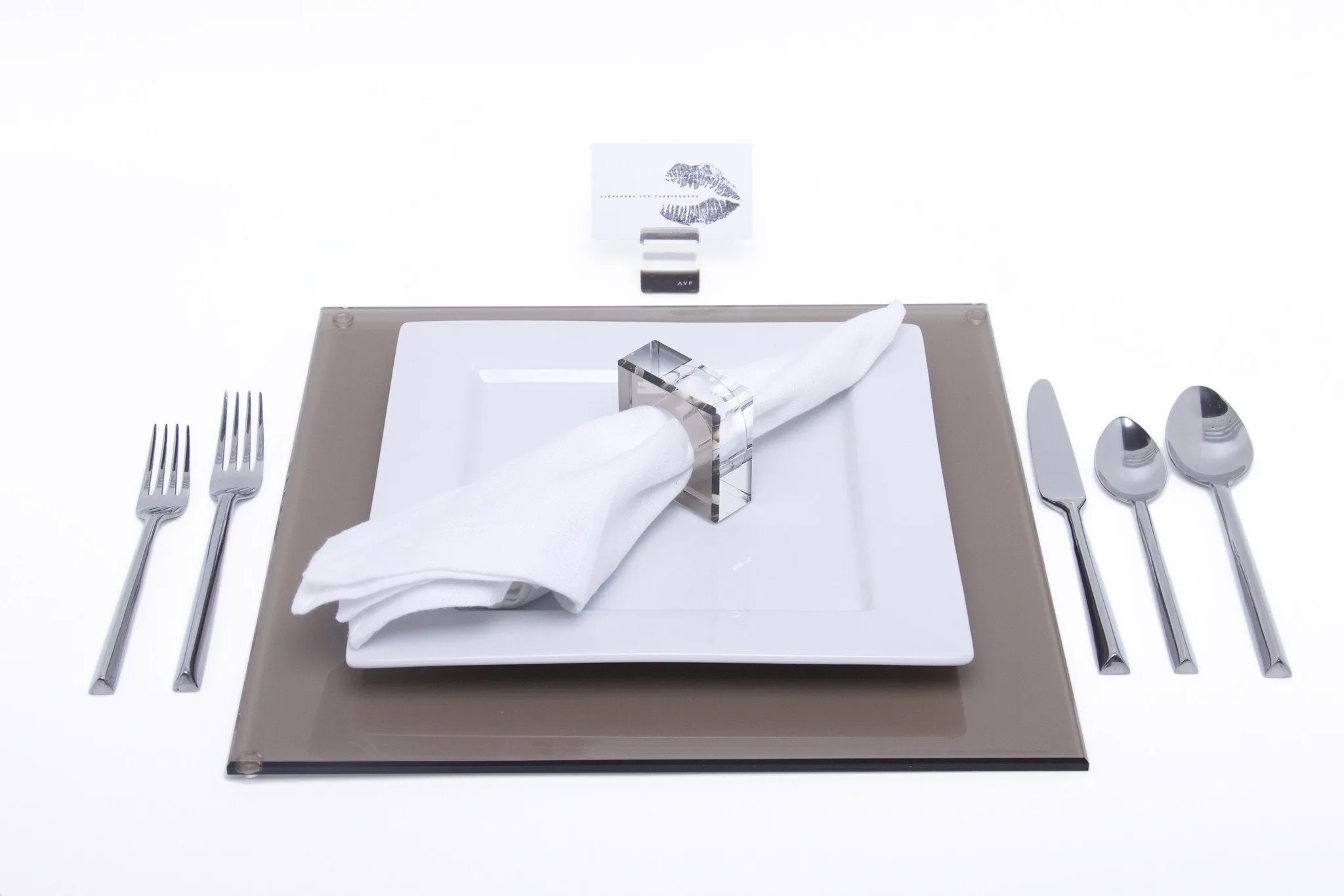 Square Placemat Set of 4 in Bronze