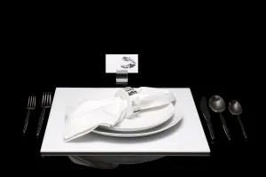 Square Placemat Set of 4 in White