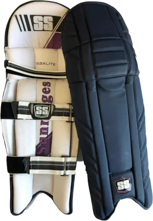 SS Cricket Superlite Premium Batting Leg Guards - Men's Size (Navy Blue , Royal Blue)