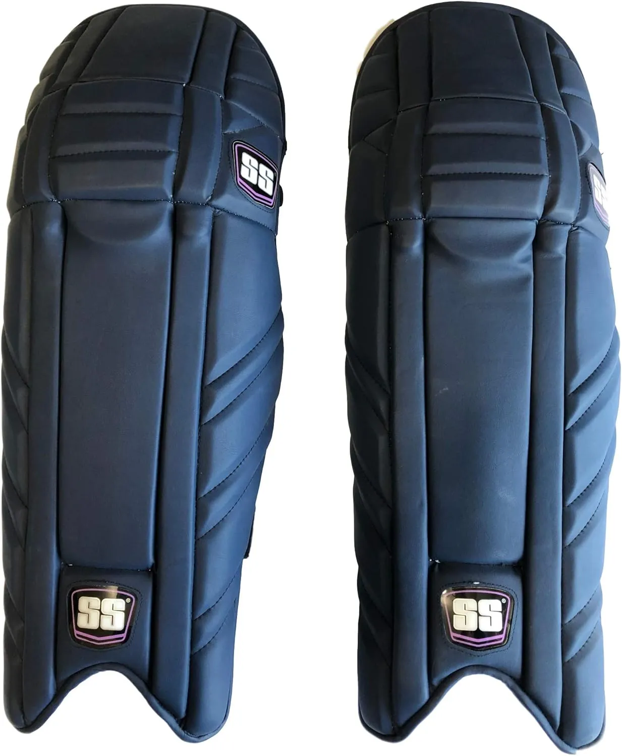 SS Cricket Superlite Premium Batting Leg Guards - Men's Size (Navy Blue , Royal Blue)