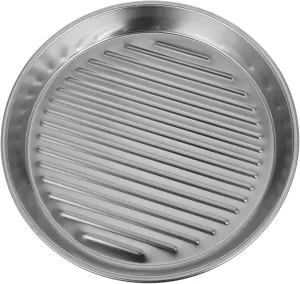 Stainless Steel Cooking Utensil Set Bbq Plate Salad Fork Metal Plate for Outdoor Picnics and Home Gatherings