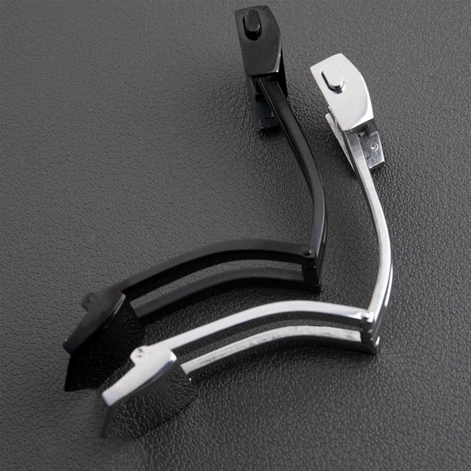 Stainless Steel Watch Buckle Thin Silicone Leather Fit For TAG Heuer Watchband 18mm 20mm Folding Clasp Double Button Accessories