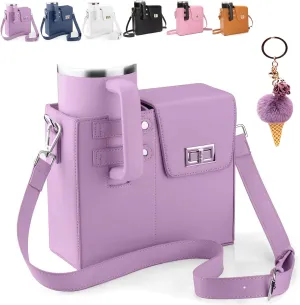Stanley Cup Purse, Outdoor Portable Crossbody Water Cup Storage Bag, Crossbody Water Cup Holder Purse for Women Travel