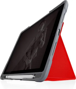 STM dux plus duo protective case for iPad 9th/8th/7th gen (stm-222-236JU-02) - red