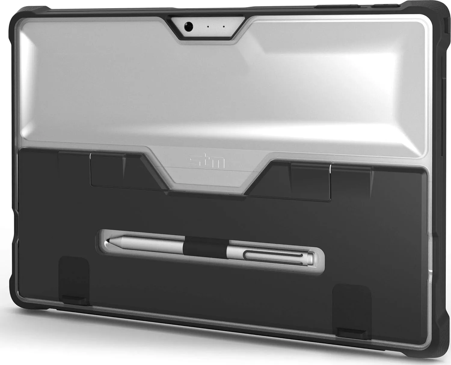 STM Dux, rugged case for Microsoft Surface Pro 2017 / Surface Pro 4 / Surface Pro 6 - Black (stm-222-167L-01)