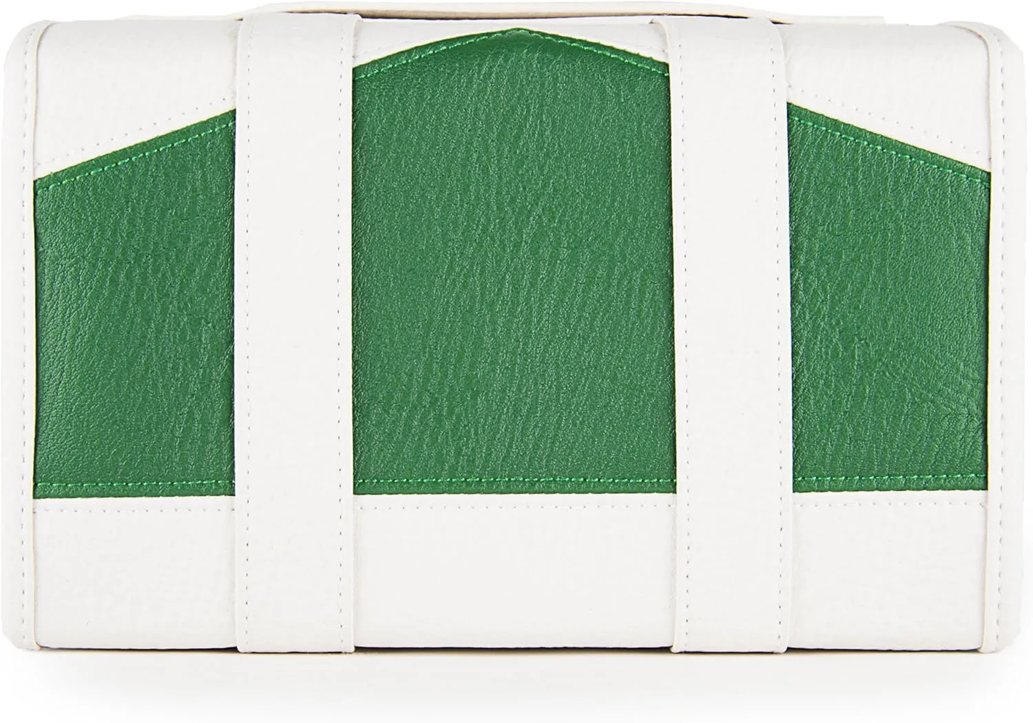Stowaway Compact Roll Up Pouch, Emerald Green/Cream Beige, One Size