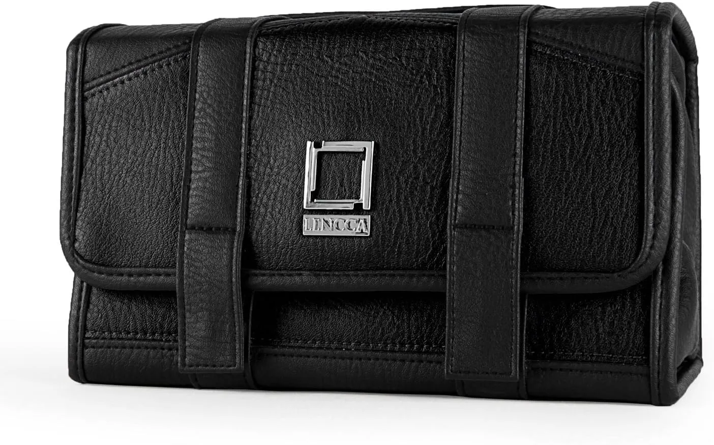 Stowaway Compact Roll Up Pouch, Jet Black, One Size