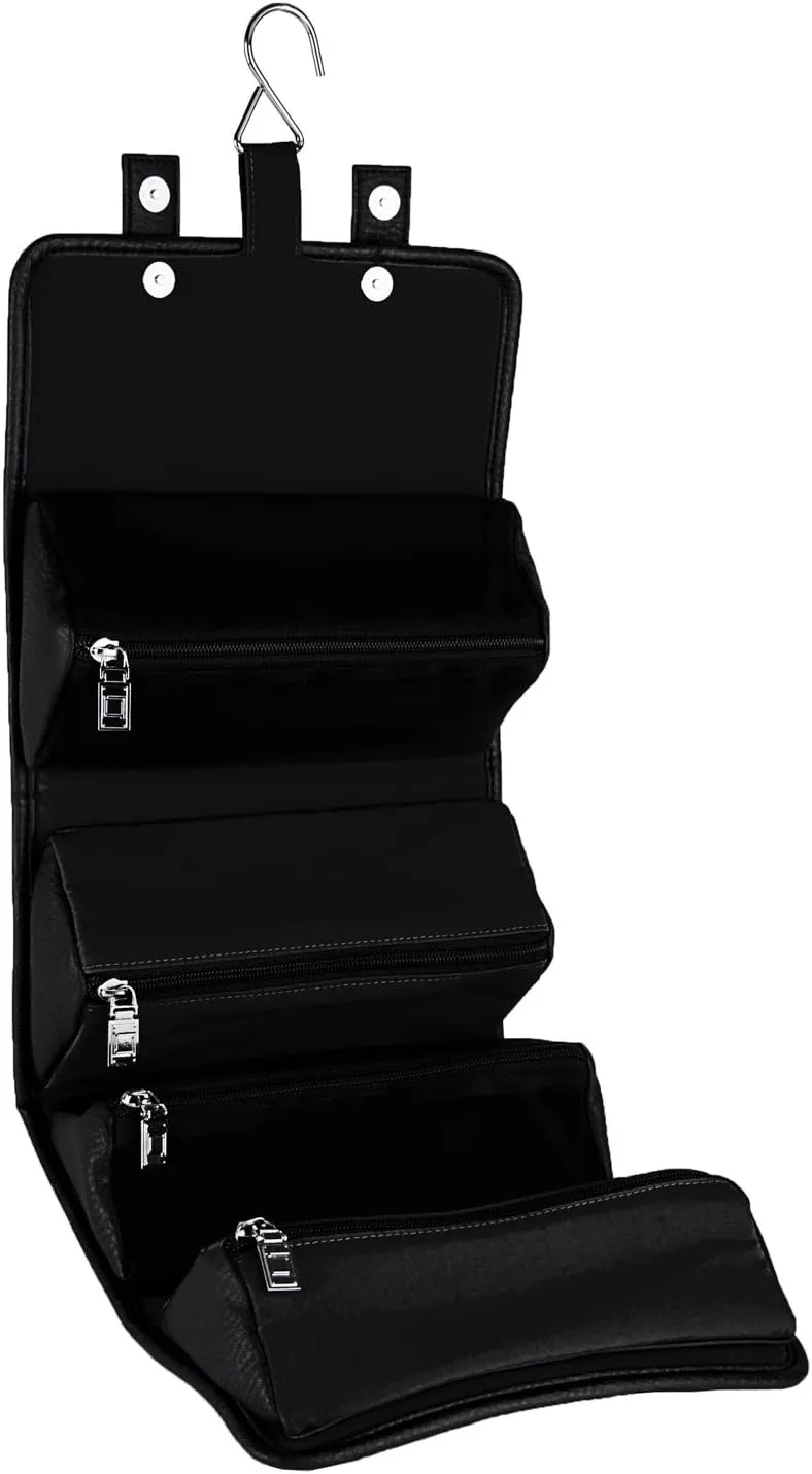 Stowaway Compact Roll Up Pouch, Jet Black, One Size