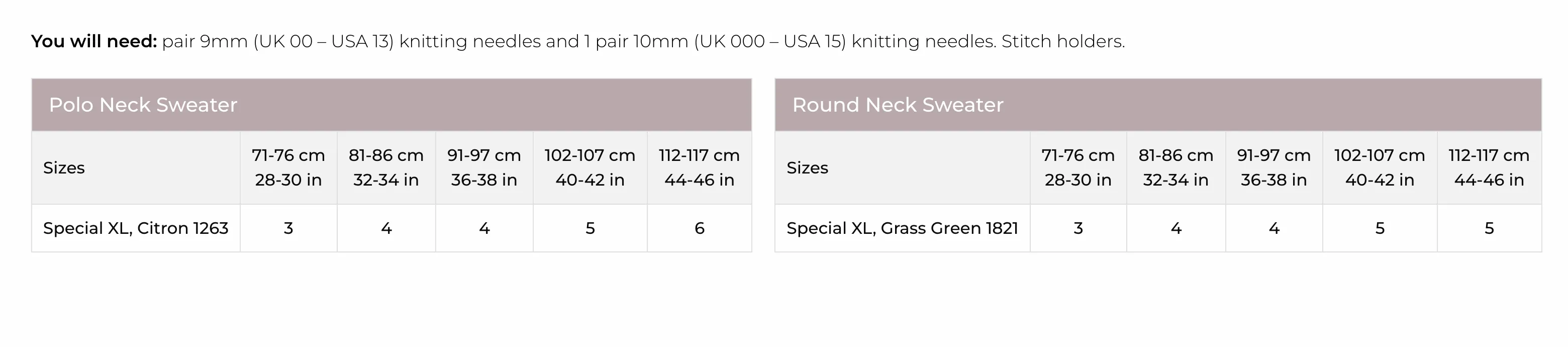 Stylecraft Special XL Super Chunky Polo & Round Neck Sweater Pattern 10126