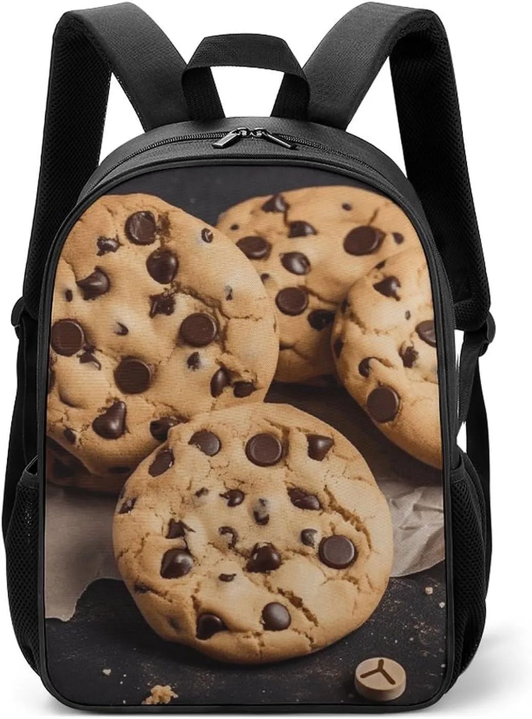 Stylish Backpack, Chocolate Chip Biscuit Print Durable Backpack Travel Backpack Hiking Backpack Ergonomic Backpack Comfortable Backpack, Style
