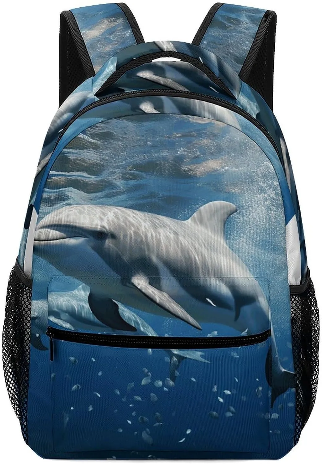 Stylish Backpack, Cute Dolphins Print Durable Backpack Travel Backpack Hiking Backpack Ergonomic Backpack Comfortable Backpack, Style