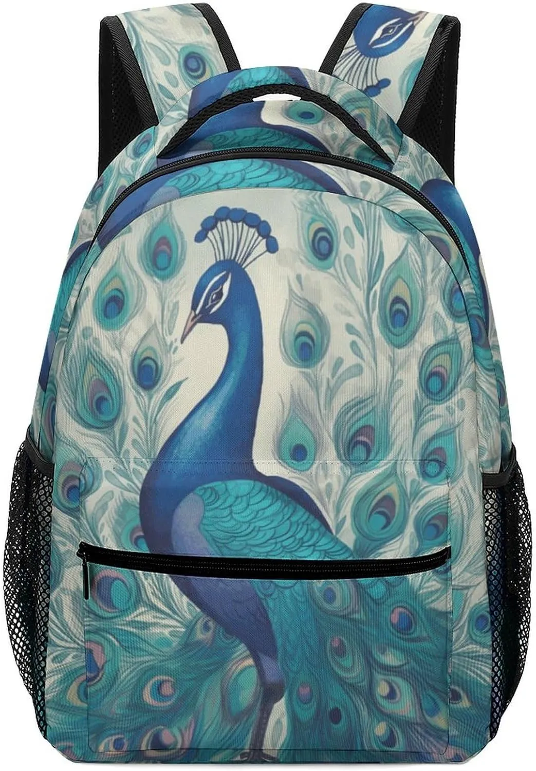 Stylish Backpack, Cute Peacockm Print Durable Backpack Travel Backpack Hiking Backpack Ergonomic Backpack Comfortable Backpack