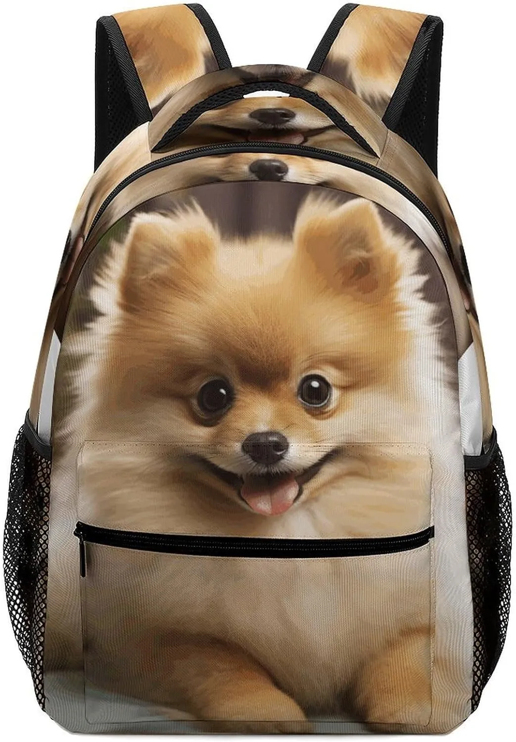Stylish Backpack, Cute Pomeranian Dog Print Durable Backpack Travel Backpack Hiking Backpack Ergonomic Backpack Comfortable Backpack