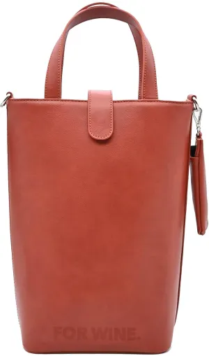 Sulu Tote 2 Bottle Wine Carrier - For Travel, Wine Tasting, Party, Dinner, BYOB Restaurant.