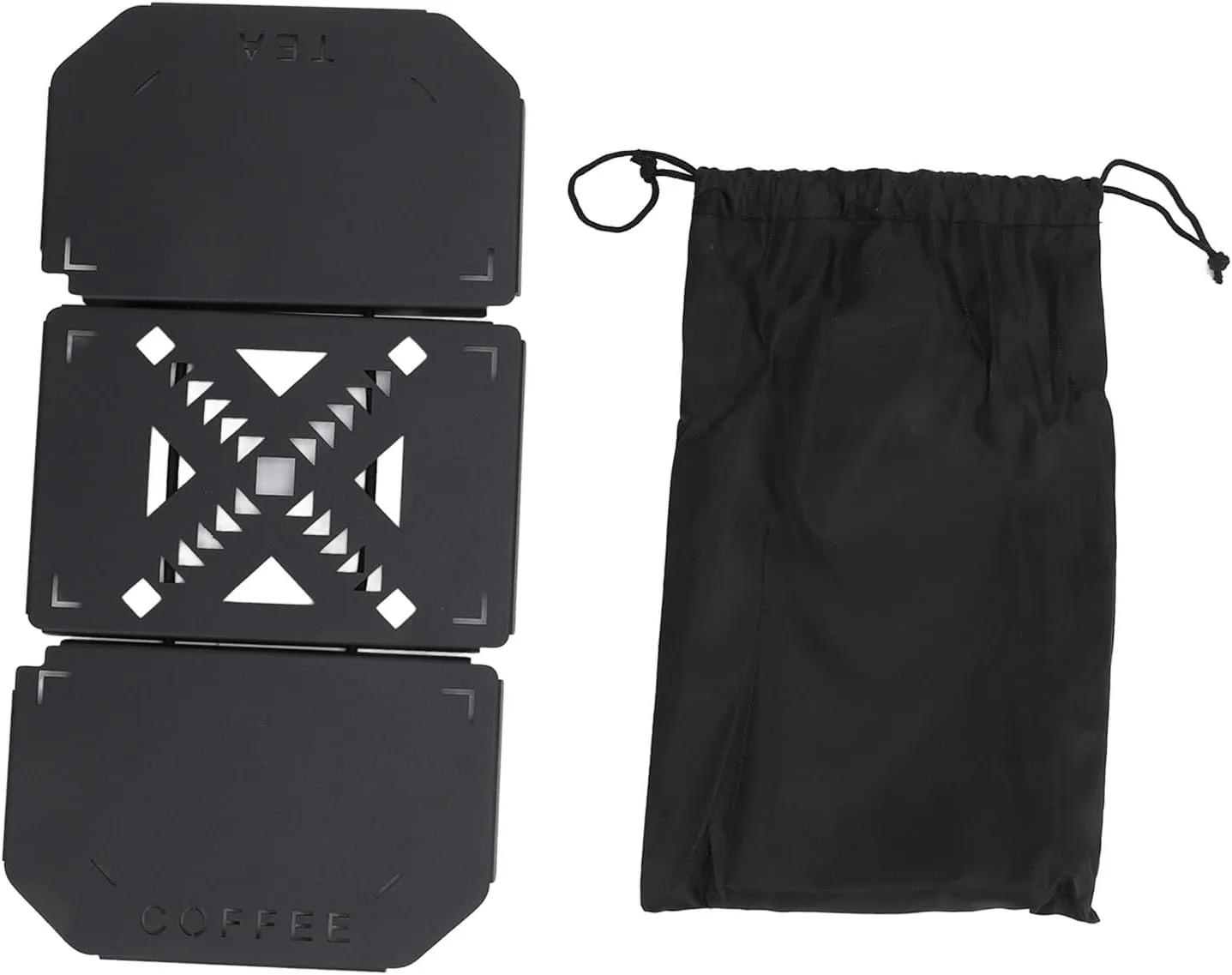 SUNGOOYUE Folding Table Top for Lunch Box, Portable Aluminium Alloy Camping Table Board Plate Camping Gear for 9.4L Lunch Box