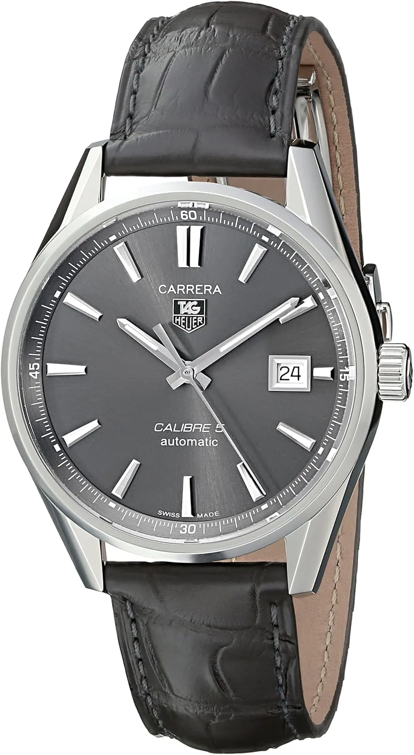 TAG Heuer Men's THWAR211CFC6336 Carrera Analog Display Swiss Automatic Grey Watch