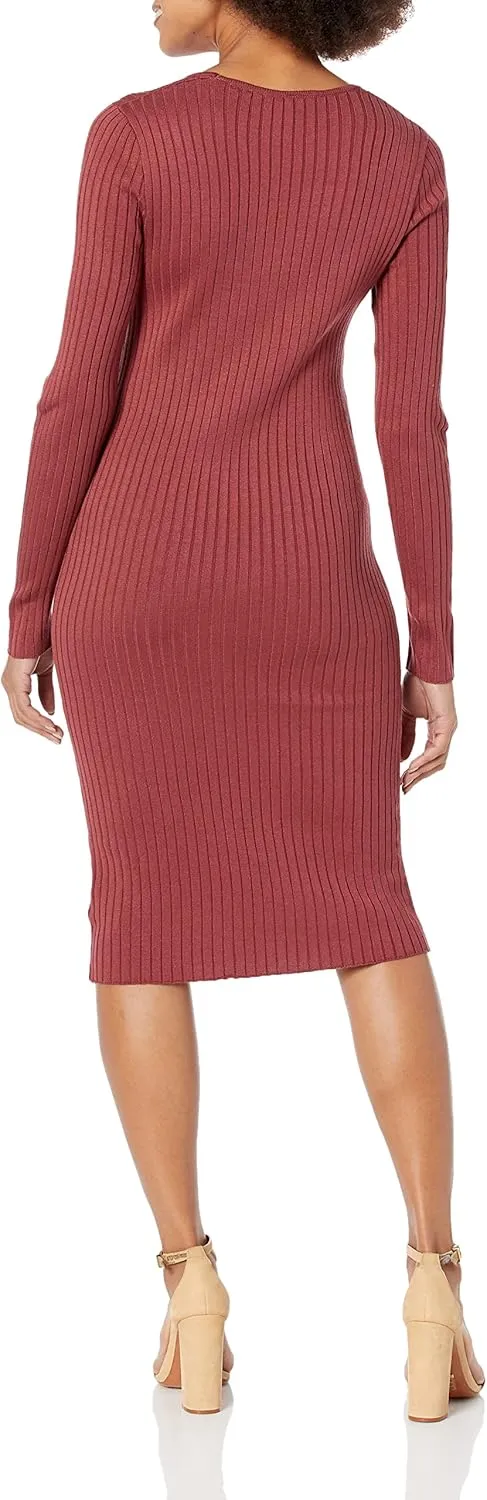 Taylor Women's Ribbed Sweater Dress