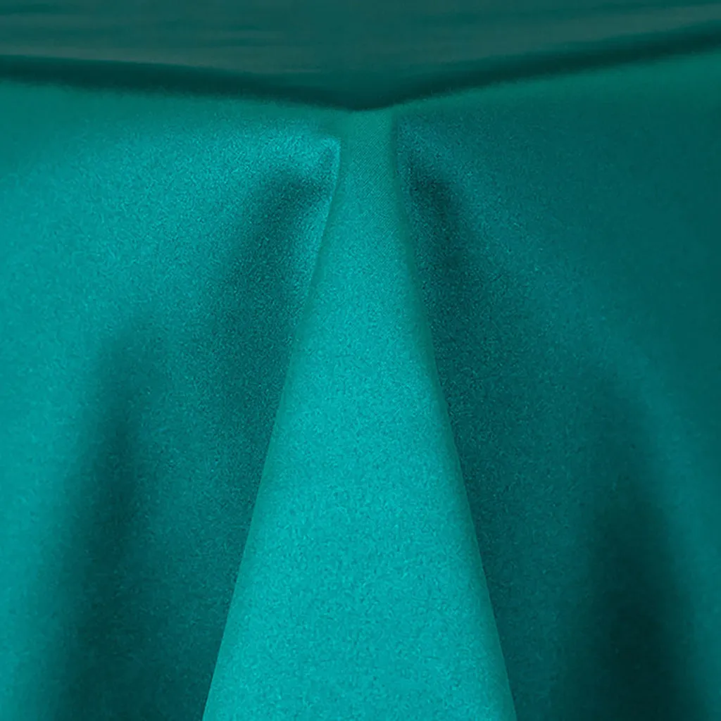 Teal Matte Satin Linen