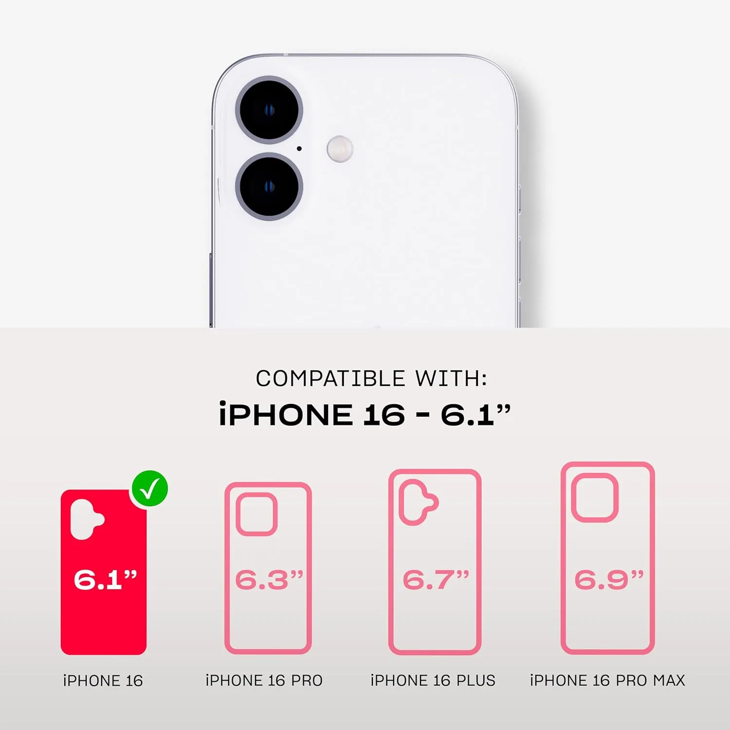 Tech21 EvoCheck for iPhone 16 Compatible with MagSafe - Impact Protection Case - in Plum