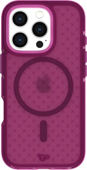 Tech21 EvoCheck for iPhone 16 Compatible with MagSafe - Impact Protection Case - in Plum