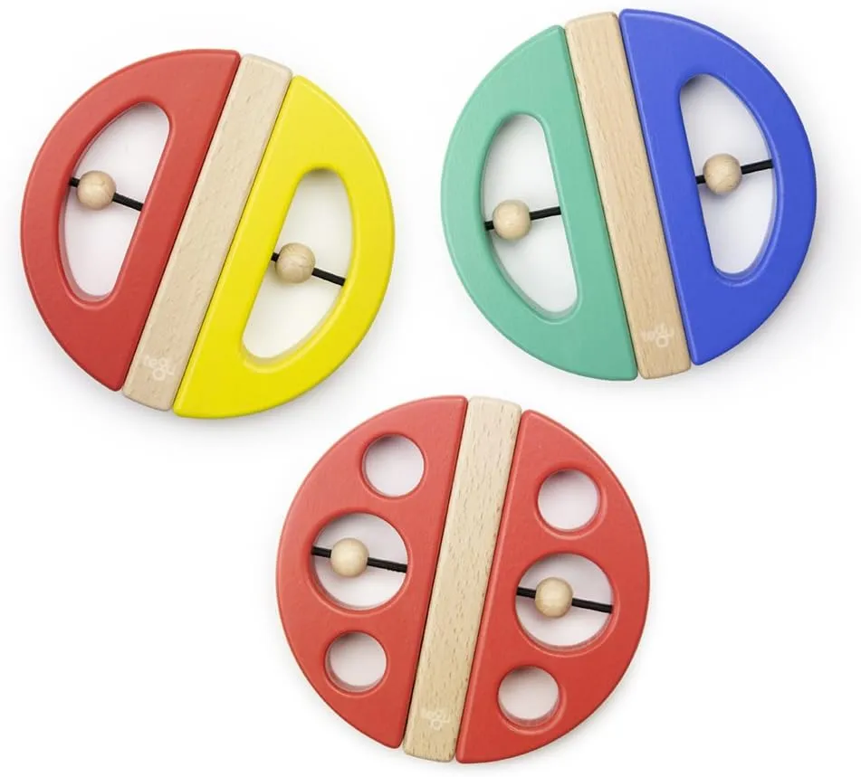 Tegu Swivel Bug Magnetic Building Block Set, Poppy & Yellow Big Top, one size