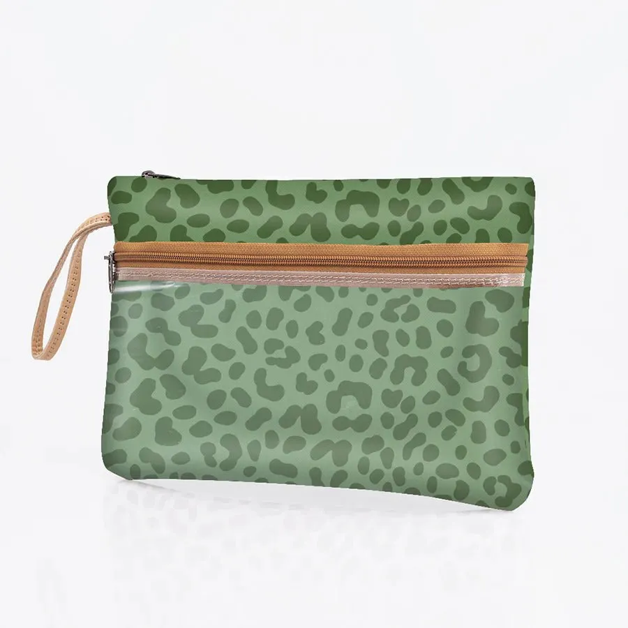 Thandana Laminated Fabric Sticky Fingers Clear Pouch