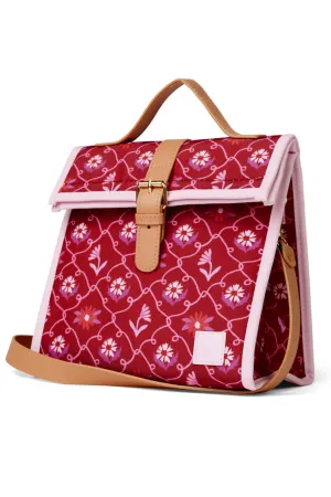 The Somewhere Co Rosewood Lunch Satchel