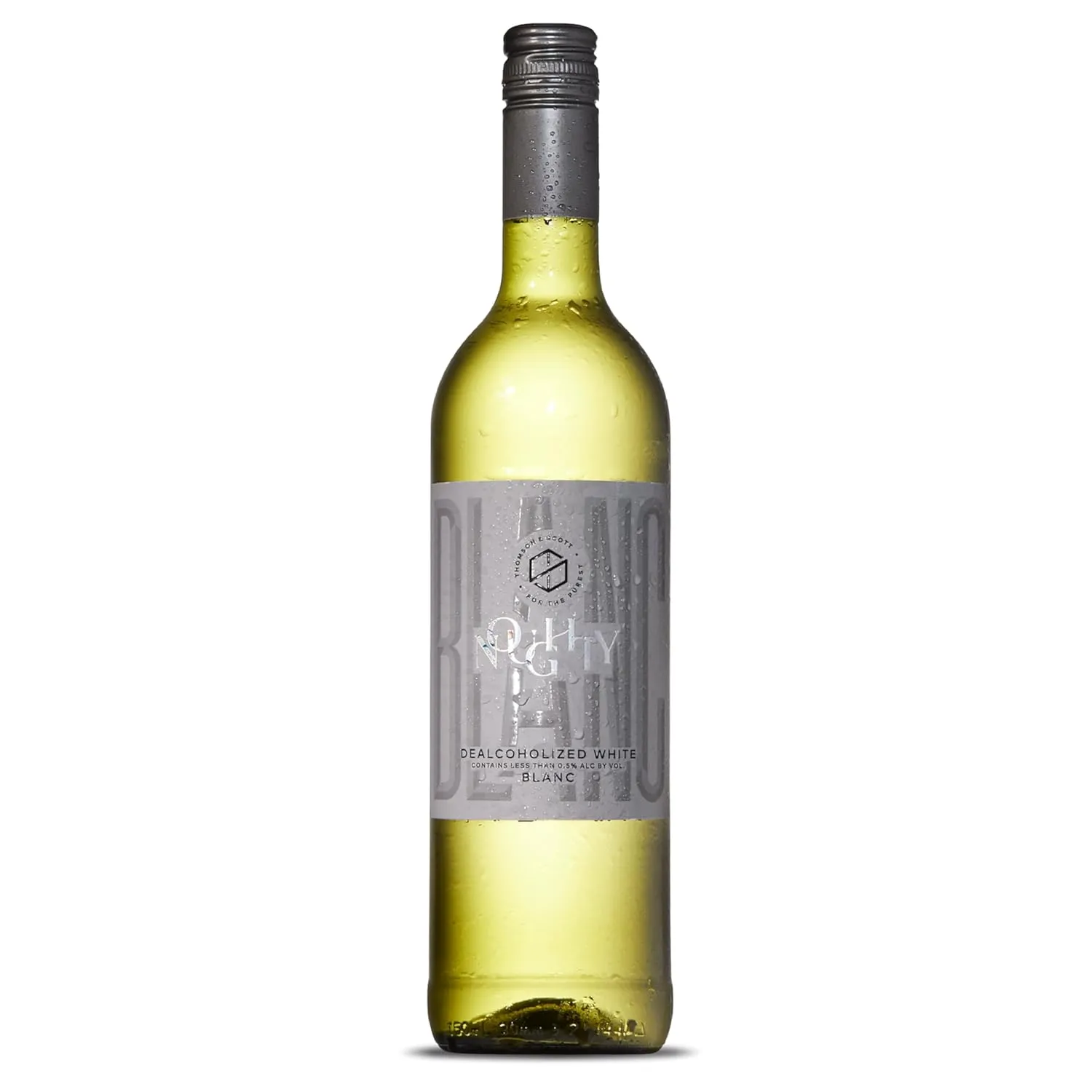 Thomson & Scott Noughty Blanc Dealcoholized White Wine from South Africa, 750ml (1 pack)