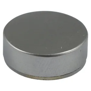 TIMCO Threaded Screw Caps Solid Brass Satin Chrome - 18mm (4pcs)